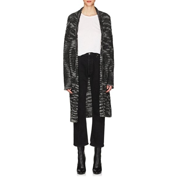Zadig & Voltaire Celia Yu Manteau Alpaca Blend Duster Sz M - Picture 1 of 13